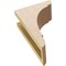 Ekena Millwork 4"W x 8"D x 12"H Classic Olympic Rough Cedar Woodgrain TimberThane Corbel, Primed Tan CORUR04X08X12OLYRCPR - alternate 6
